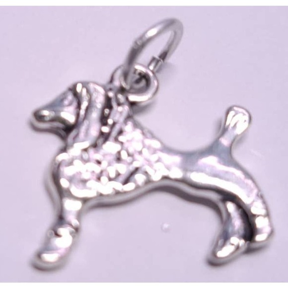 BUNDLE ONLY French Poodle Charm or Pendant Silvertone Dog Canine Puppy Lover - Picture 1 of 4